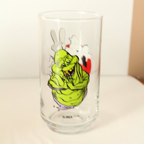 Ghostbusters II Glass Slimer  Sunoco 1989 - Picture 1 of 2